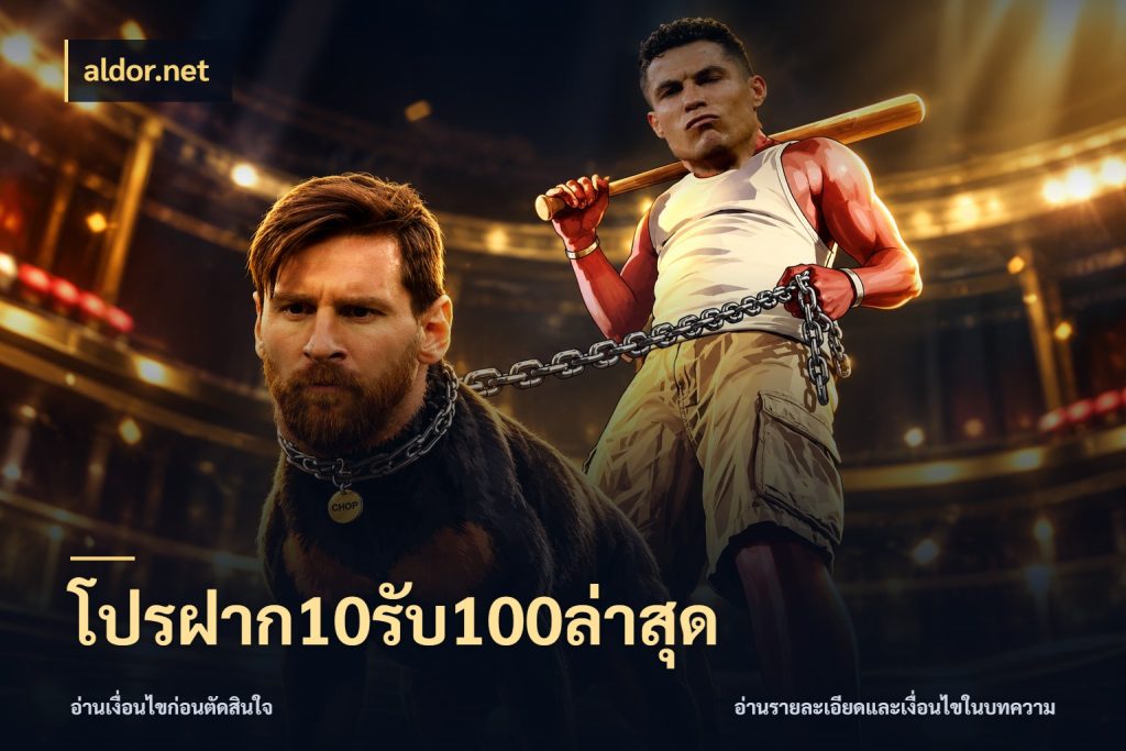 โปรฝาก10รับ100ล่าสุด เครดิตกับรูปแบบโปรที่ตรงใจ กับ aldor.net