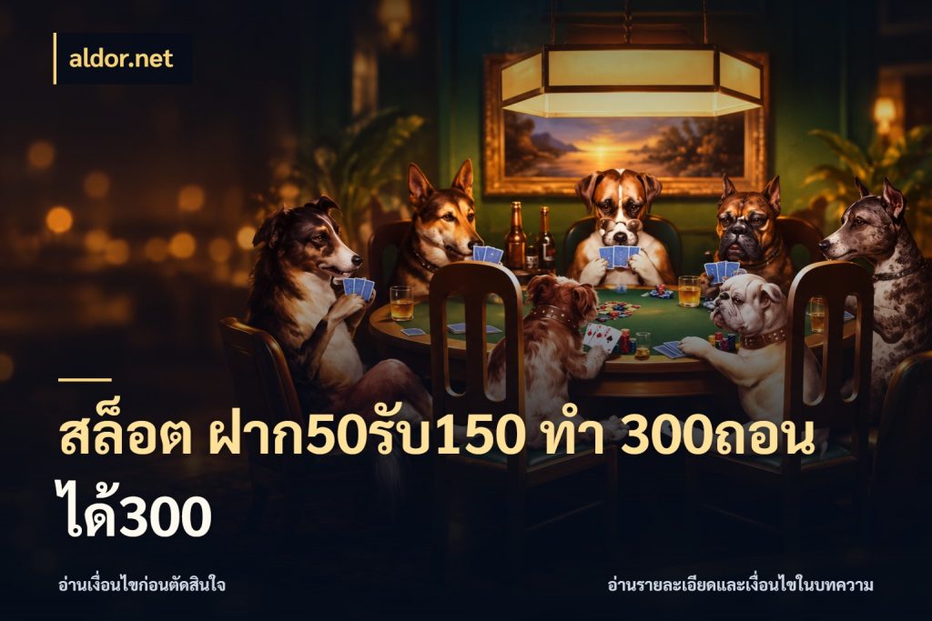 สล็อต ฝาก50รับ150 ทํา 300ถอนได้300 aldor.net จุดเด่นของเครดิตที่คนชอบเกมอยากรู้