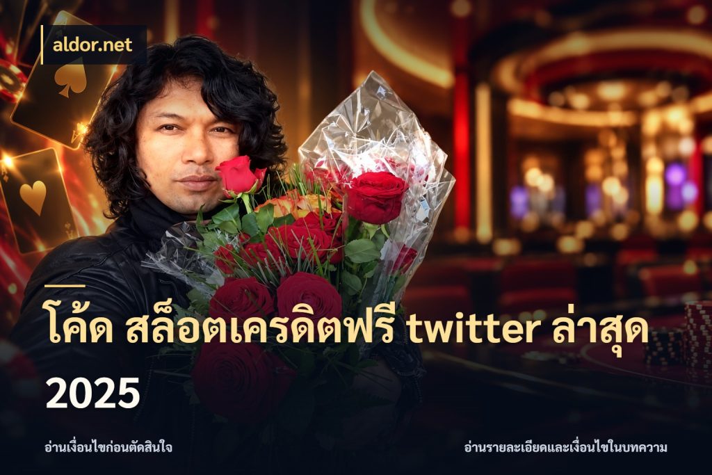 โค้ด สล็อตเครดิตฟรี twitter ล่าสุด 2025 รู้จักยอดและขอบเขตของเครดิตฟรี ในมุม aldor.net
