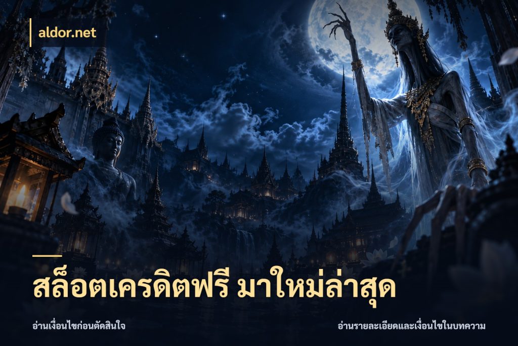 สล็อตเครดิตฟรี มาใหม่ล่าสุด จากชื่อเครดิตฟรีสู่ความสนุกที่เข้าใจได้ สไตล์ aldor.net