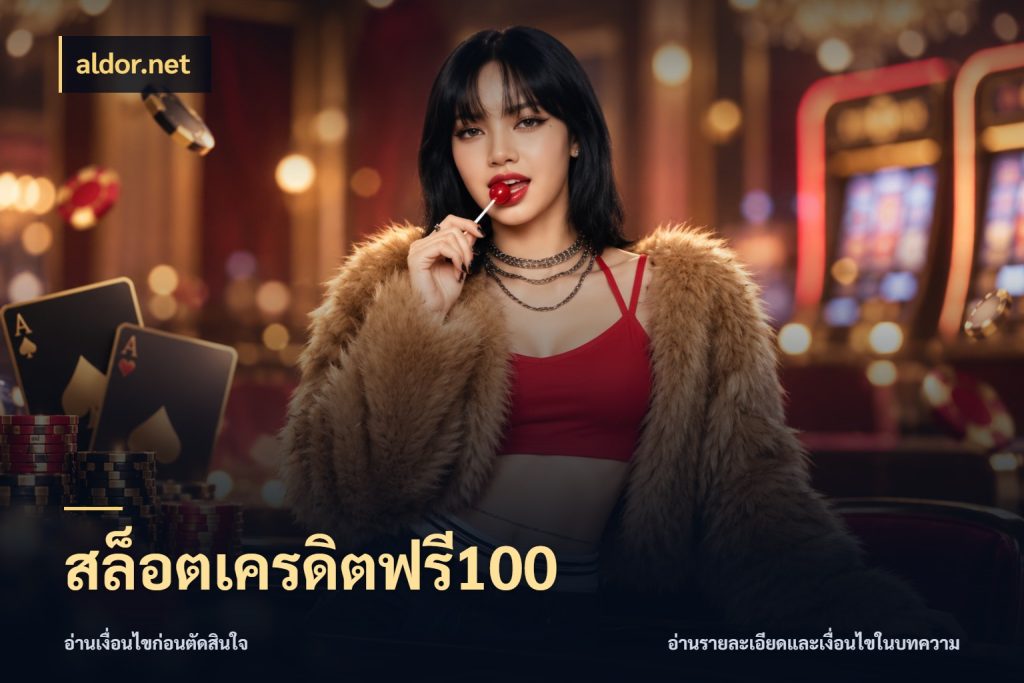 สล็อตเครดิตฟรี100