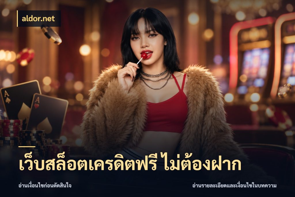 เว็บสล็อตเครดิตฟรี ไม่ต้องฝาก aldor.net เครดิตฟรีในมุมที่สายโบนัสสนใจ