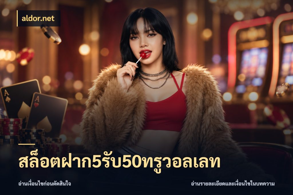 สล็อตฝาก5รับ50ทรูวอลเลท โปรกับเกมที่ชอบเลือกให้ตรงสไตล์ ในมุม aldor.net
