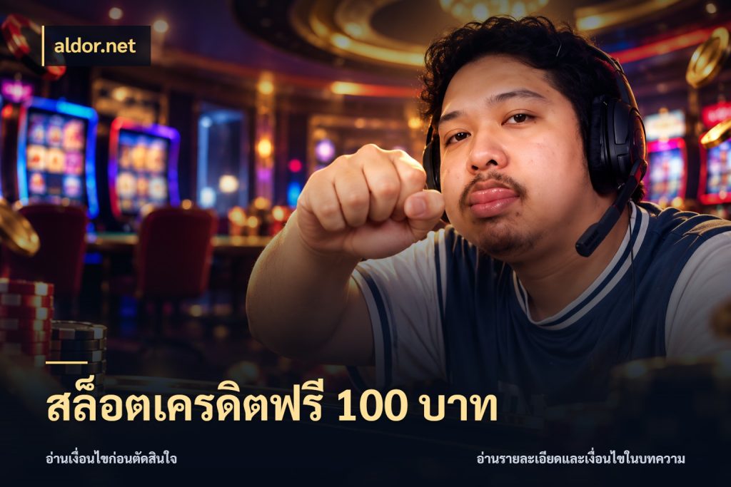 สล็อตเครดิตฟรี 100 บาท เครดิตฟรีในมุมที่สายโบนัสสนใจ ในมุม aldor.net