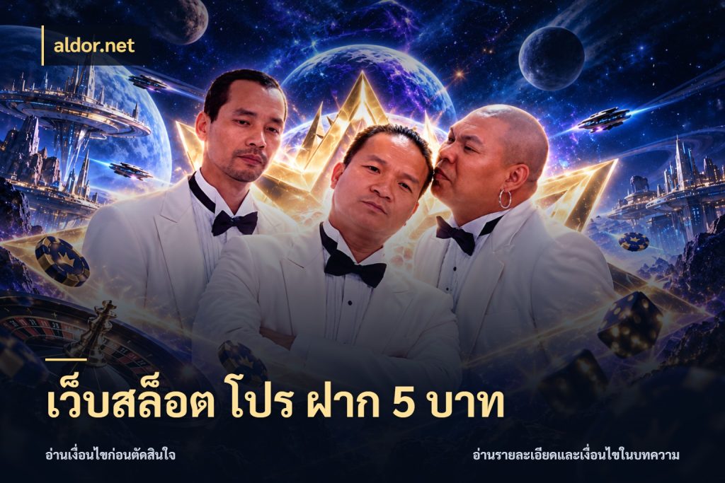 เว็บสล็อต โปร ฝาก 5 บาท aldor.net เงินตั้งต้นกับความสนุกที่คุณกำหนด