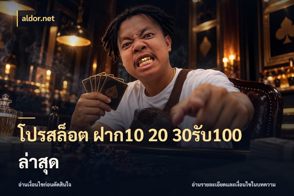 โปรสล็อต ฝาก10 20 30รับ100 ล่าสุด