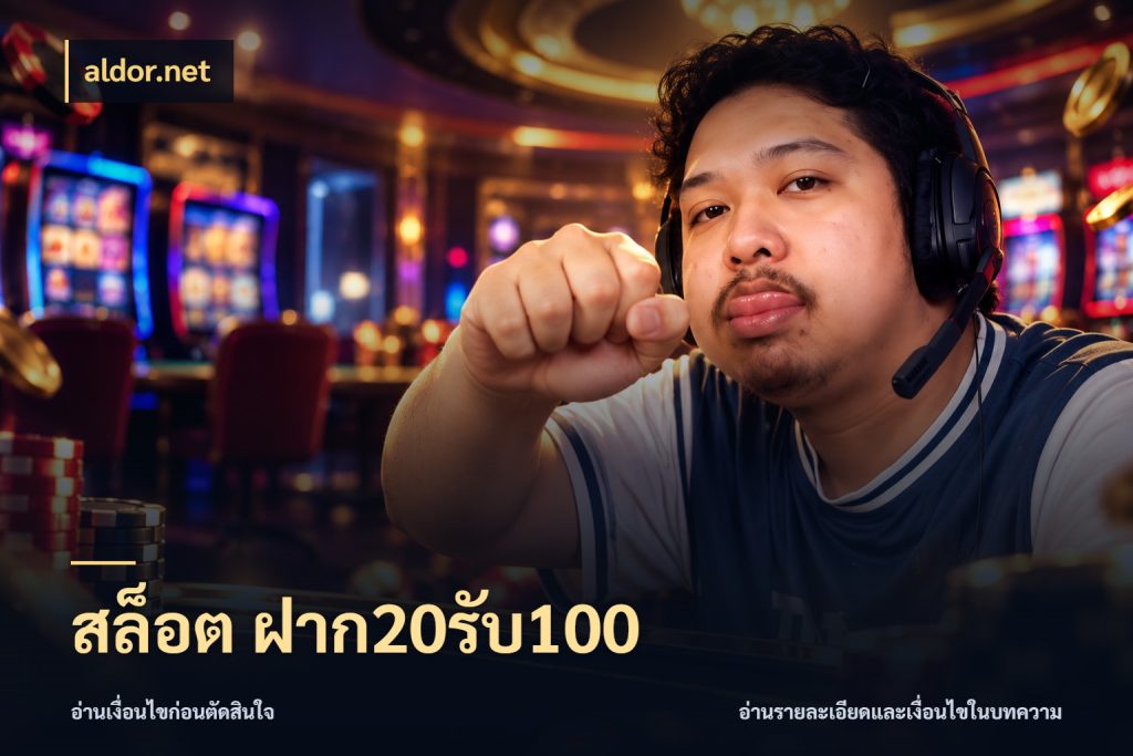 สล็อต ฝาก20รับ100 aldor.net เครดิตกับรูปแบบโปรที่ตรงใจ