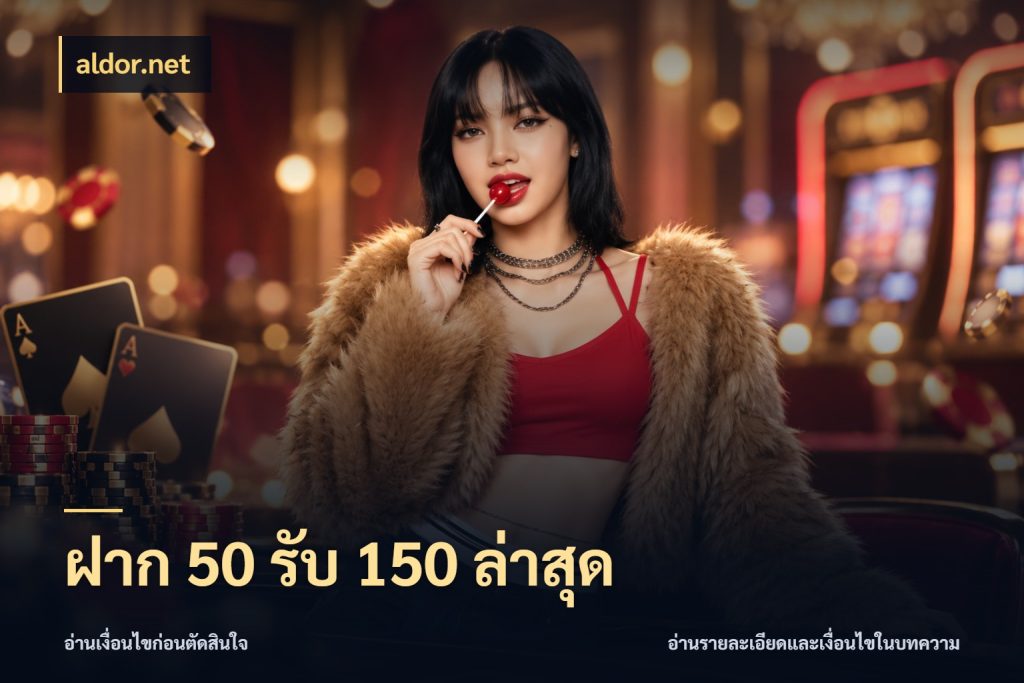 ฝาก 50 รับ 150 ล่าสุด สนุกกับตัวเลือกโปรในสไตล์ของคุณ สไตล์ aldor.net