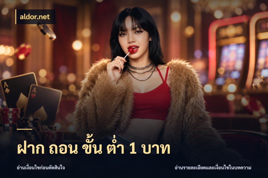 ฝาก ถอน ขั้น ต่ำ 1 บาท จำนวนเริ่มต้นกับสไตล์เกมที่ชอบ สไตล์ aldor.net