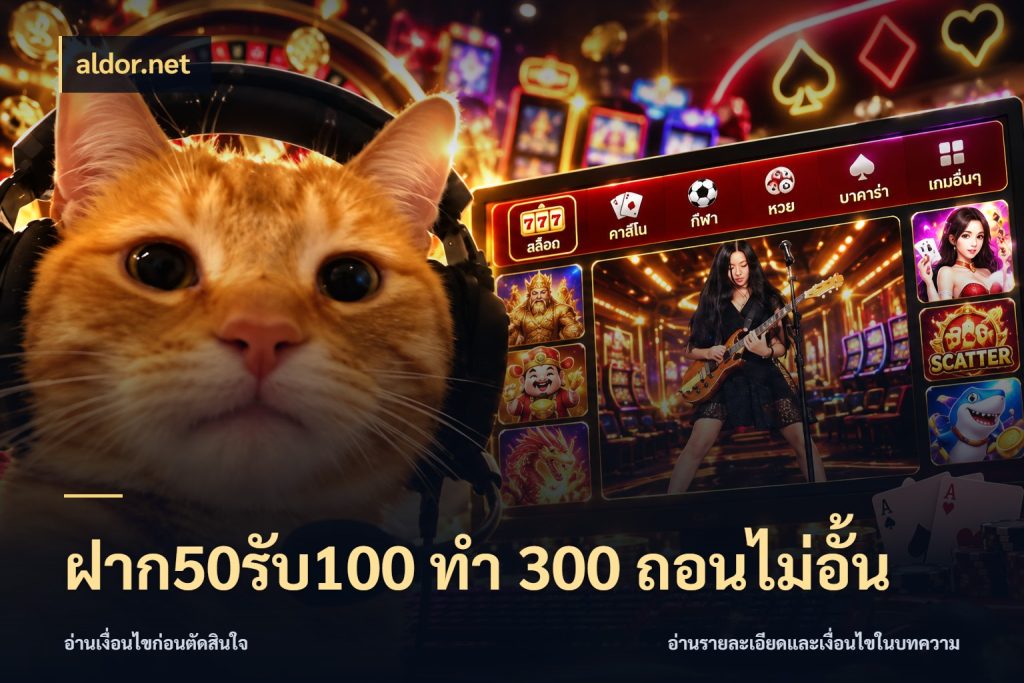 ฝาก50รับ100 ทํา 300 ถอนไม่อั้น