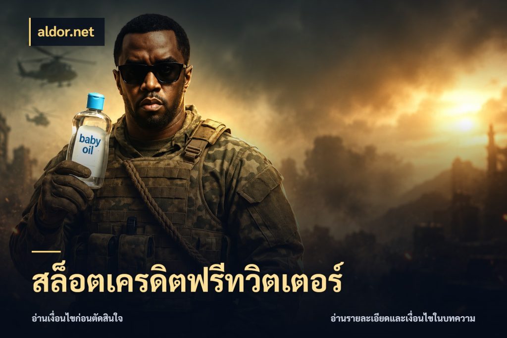 สล็อตเครดิตฟรีทวิตเตอร์ เครดิตฟรีในมุมที่สายโบนัสสนใจ กับ aldor.net