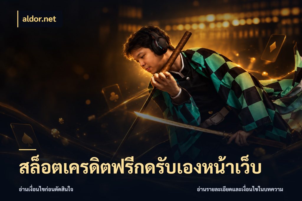 สล็อตเครดิตฟรีกดรับเองหน้าเว็บ