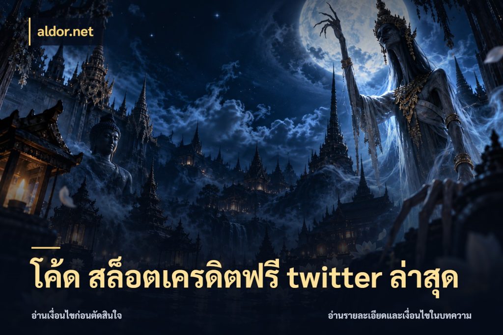 โค้ด สล็อตเครดิตฟรี twitter ล่าสุด รู้จักยอดและขอบเขตของเครดิตฟรี สไตล์ aldor.net