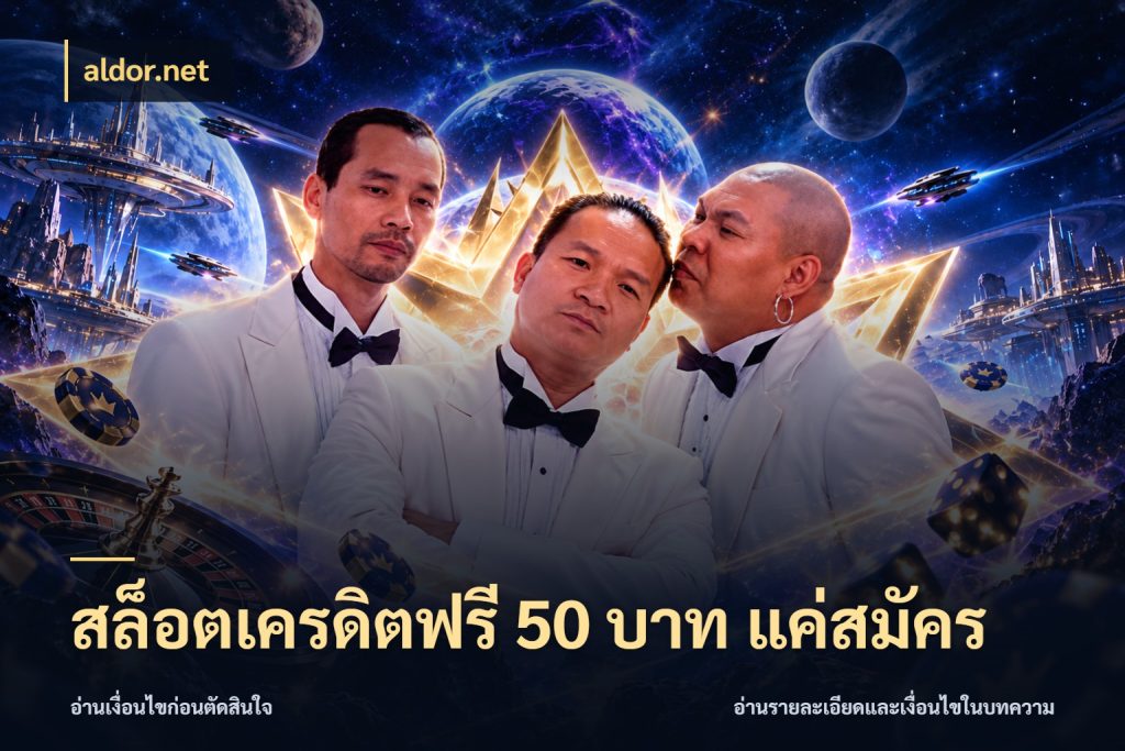 สล็อตเครดิตฟรี 50 บาท แค่สมัคร aldor.net รู้จักยอดและขอบเขตของเครดิตฟรี