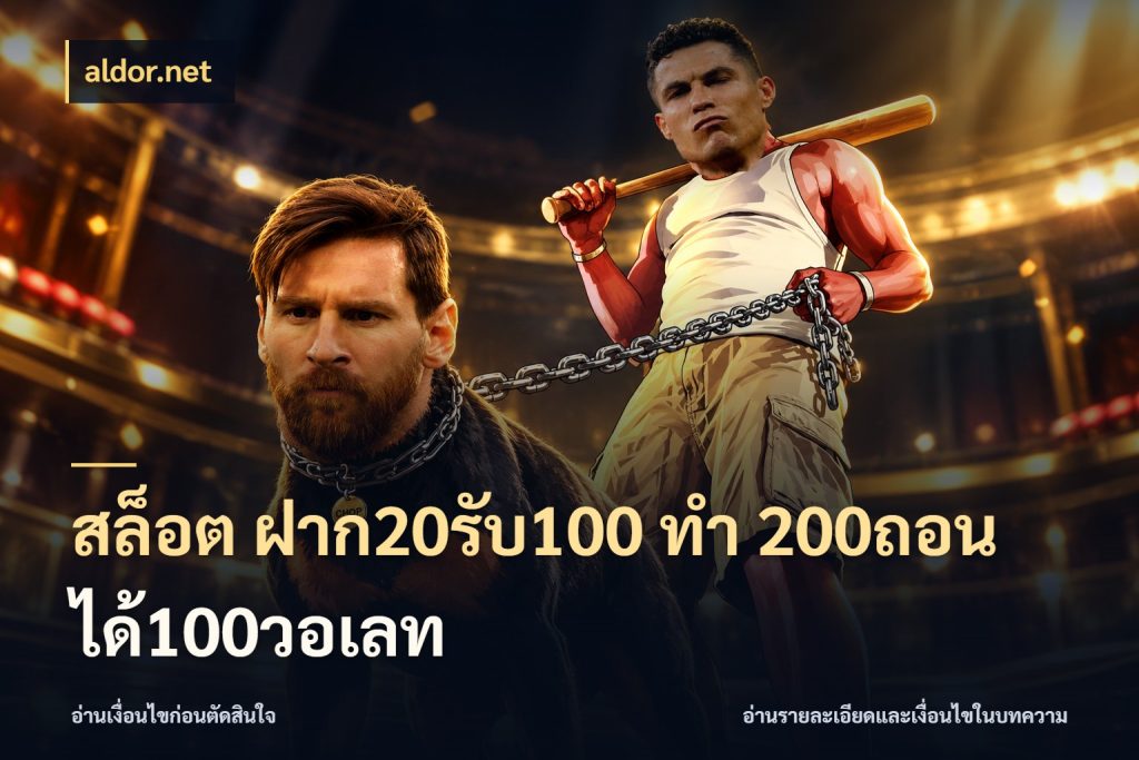 สล็อต ฝาก20รับ100 ทํา 200ถอนได้100วอเลท จุดเด่นของเครดิตที่คนชอบเกมอยากรู้ สไตล์ aldor.net