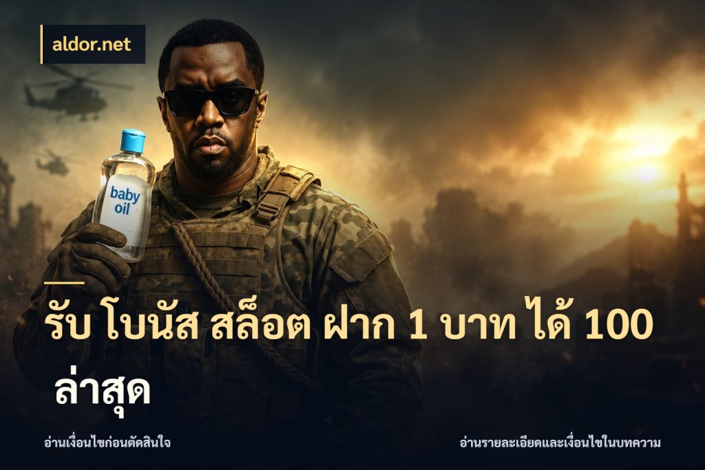 รับ โบนัส สล็อต ฝาก 1 บาท ได้ 100 ล่าสุด เครดิตกับรูปแบบโปรที่ตรงใจ กับ aldor.net