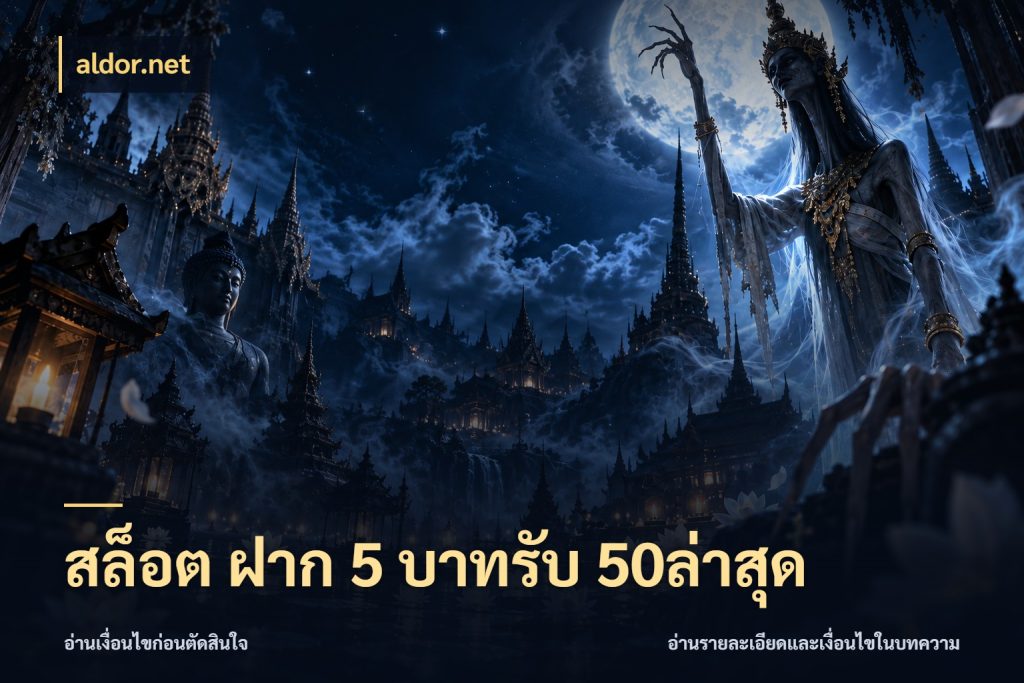 สล็อต ฝาก 5 บาทรับ 50ล่าสุด aldor.net โปรยอดรับที่สายเกมสนใจ