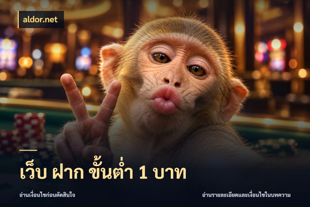 เว็บ ฝาก ขั้นต่ำ 1 บาท จำนวนเริ่มต้นกับรายละเอียดที่สายเกมสนใจ ในมุม aldor.net