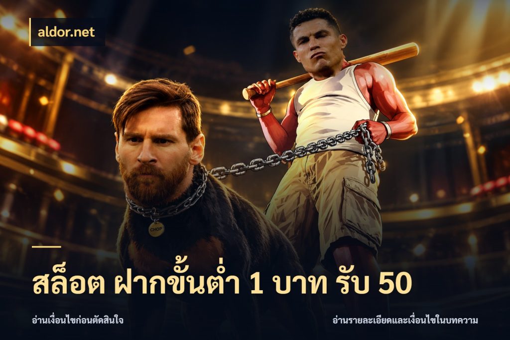 สล็อต ฝากขั้นต่ำ 1 บาท รับ 50 จุดเด่นของเครดิตที่คนชอบเกมอยากรู้ กับ aldor.net