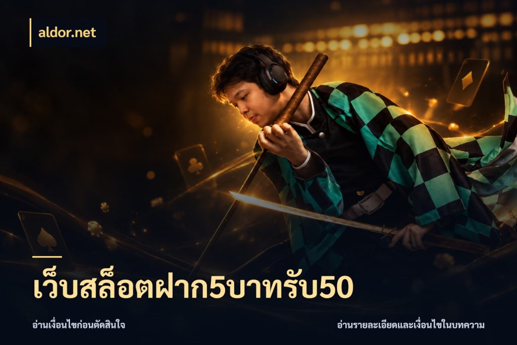 เว็บสล็อตฝาก5บาทรับ50 จับประเด็นยอดรับก่อนเลือกความสนุก สไตล์ aldor.net