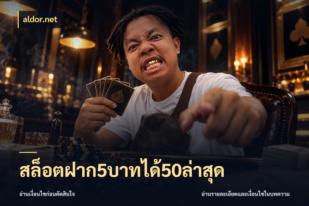 สล็อตฝาก5บาทได้50ล่าสุด โปรกับเกมที่ชอบเลือกให้ตรงสไตล์ ในมุม aldor.net