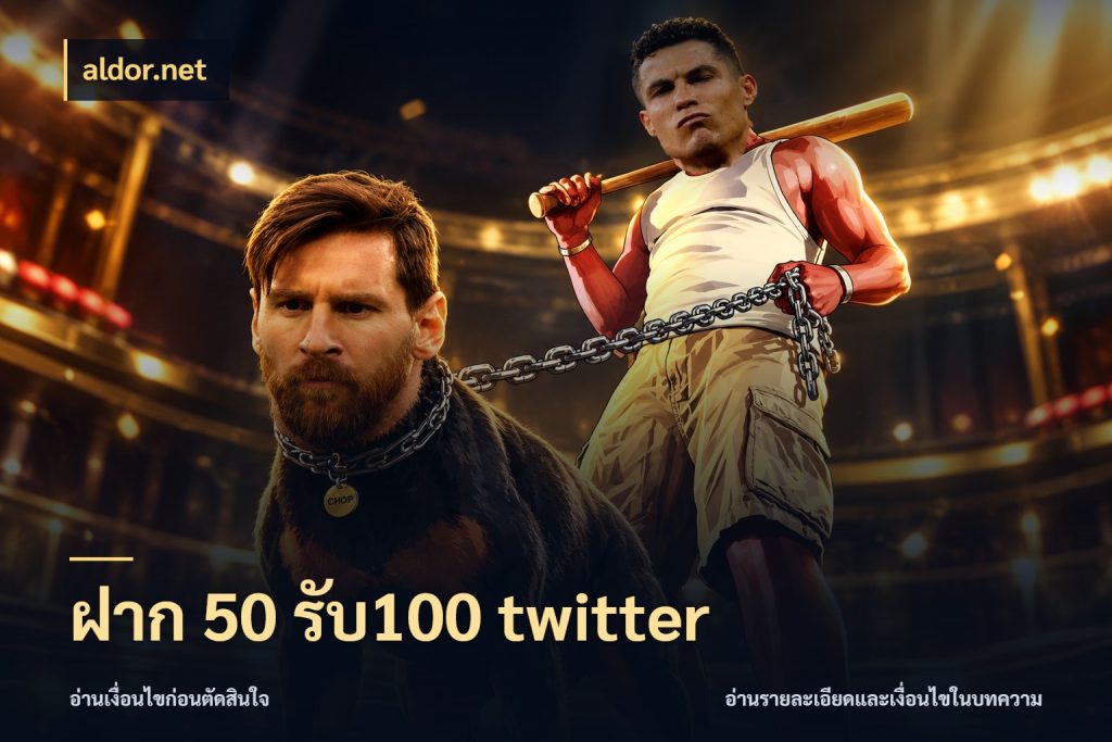 ฝาก 50 รับ100 twitter aldor.net โปรกับเกมที่ชอบเลือกให้ตรงสไตล์
