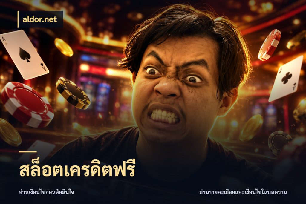 สล็อตเครดิตฟรี จับมุมเด่นของเครดิตฟรีให้ตรงใจ กับ aldor.net