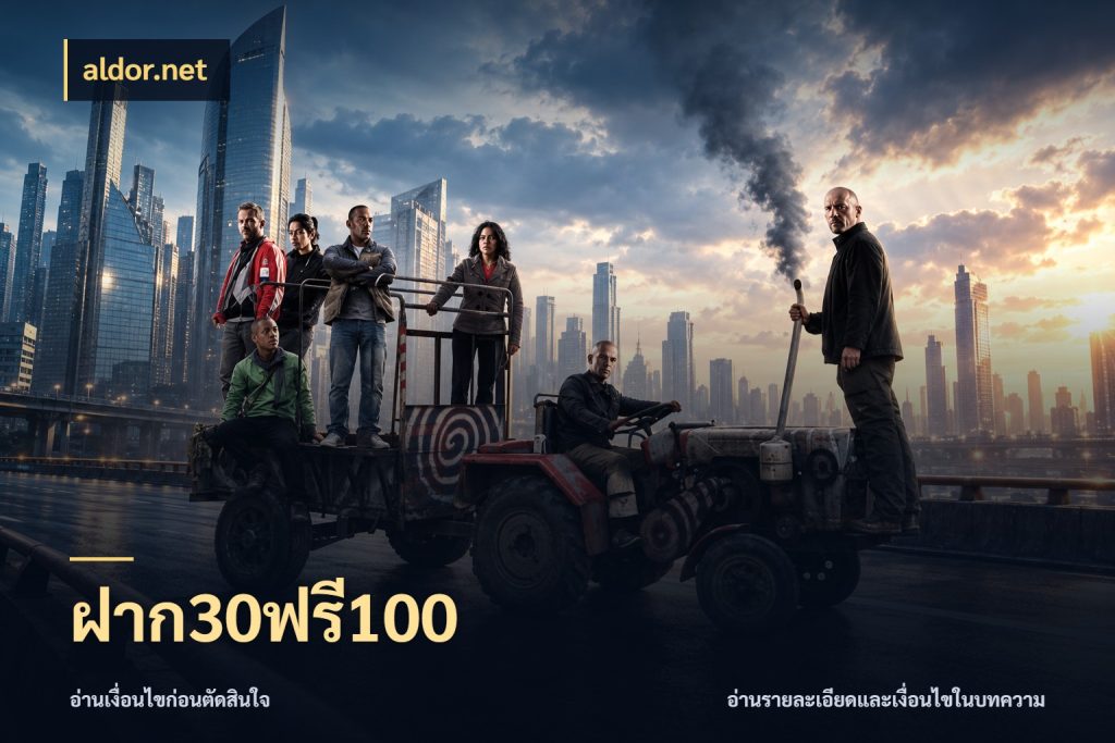 ฝาก30ฟรี100 ยอดฝากและยอดรับในมุมของคนชอบลุ้น ในมุม aldor.net