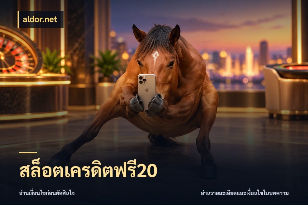 สล็อตเครดิตฟรี20 เครดิตฟรีกับจังหวะลุ้นที่คุณเลือก ในมุม aldor.net