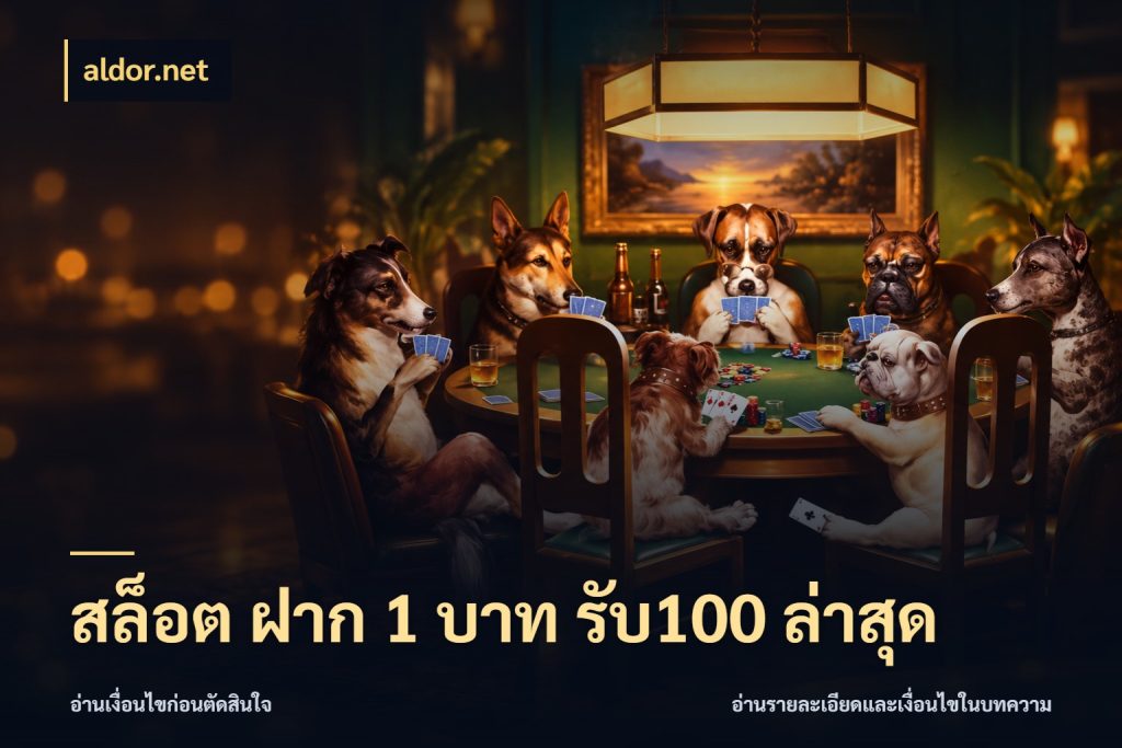 สล็อต ฝาก 1 บาท รับ100 ล่าสุด ยอดฝากและยอดรับในมุมของคนชอบลุ้น สไตล์ aldor.net