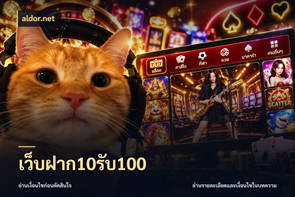 เว็บฝาก10รับ100 จับประเด็นยอดรับก่อนเลือกความสนุก สไตล์ aldor.net
