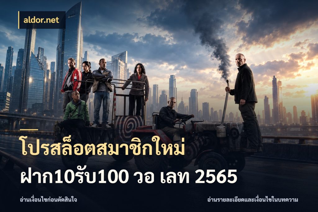 โปรสล็อตสมาชิกใหม่ ฝาก10รับ100 วอ เลท 2565 สายโบนัสเลือกจังหวะสนุกได้อย่างไร กับ aldor.net