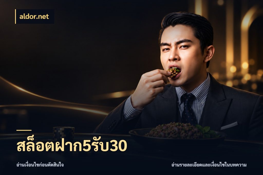 สล็อตฝาก5รับ30 โปรกับเกมที่ชอบเลือกให้ตรงสไตล์ ในมุม aldor.net