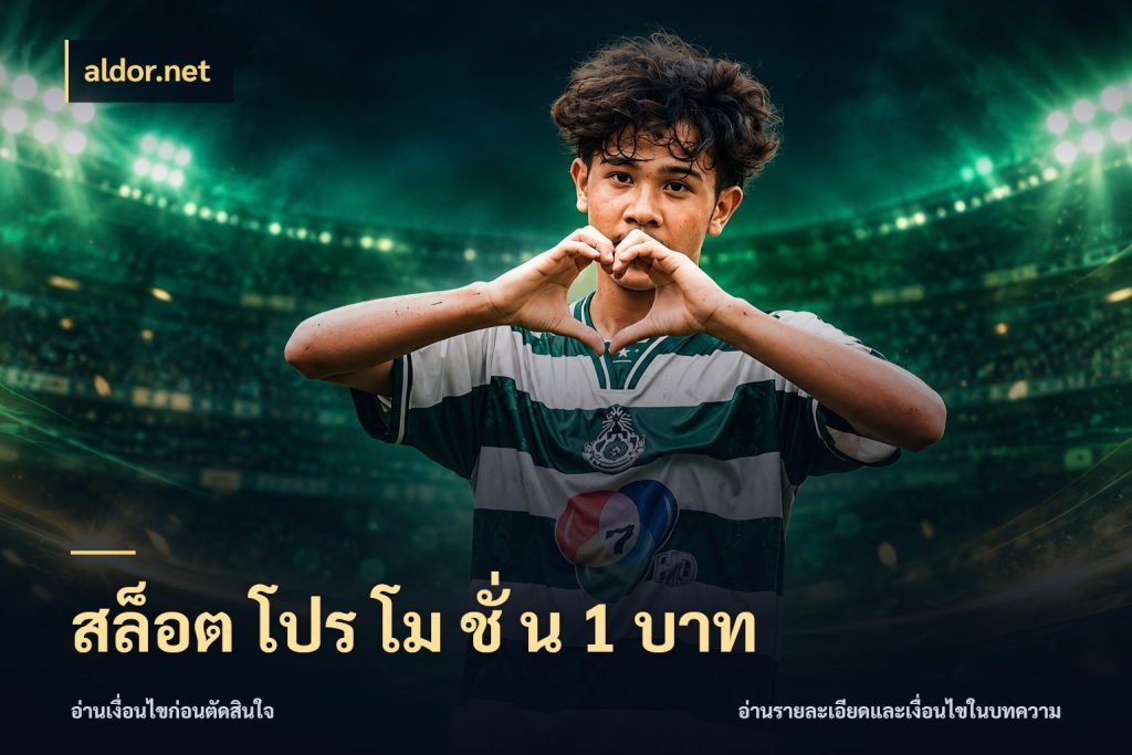 สล็อต โปร โม ชั่ น 1 บาท สายทุนน้อยเลือกความสนุกให้พอดี กับ aldor.net