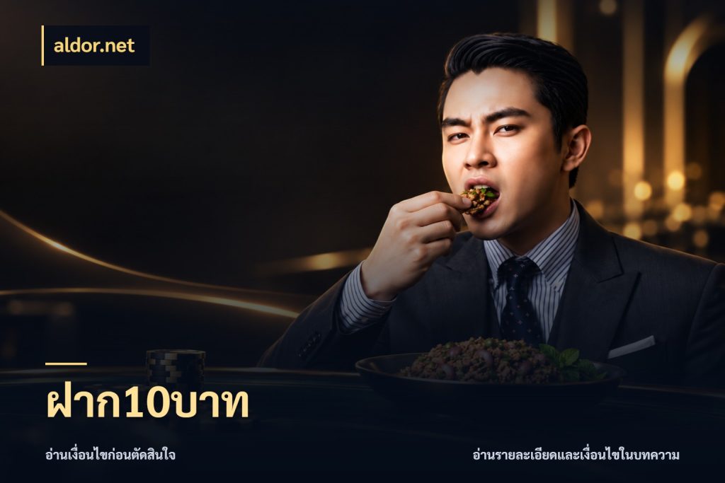 ฝาก10บาท มุมสนุกของคนที่กำหนดขอบเขตตัวเอง ในมุม aldor.net