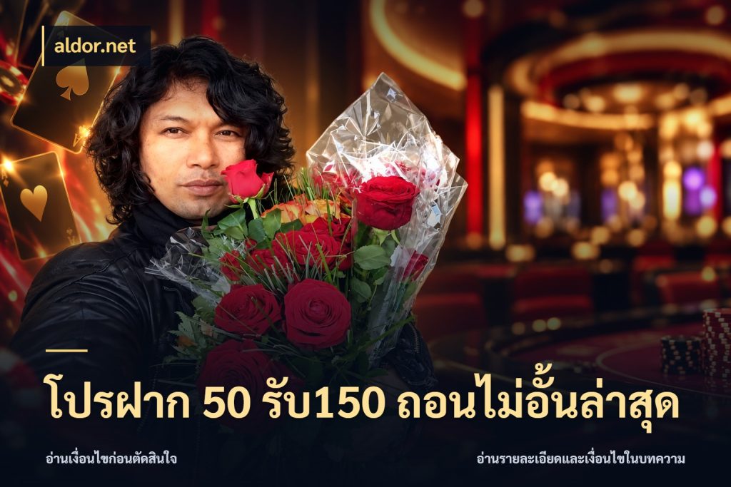 โปรฝาก 50 รับ150 ถอนไม่อั้นล่าสุด