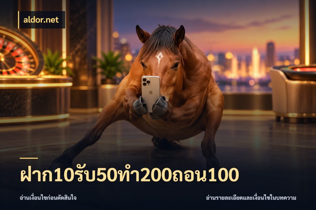 ฝาก10รับ50ทํา200ถอน100 aldor.net จับคู่โบนัสกับสไตล์เกมที่ชอบ