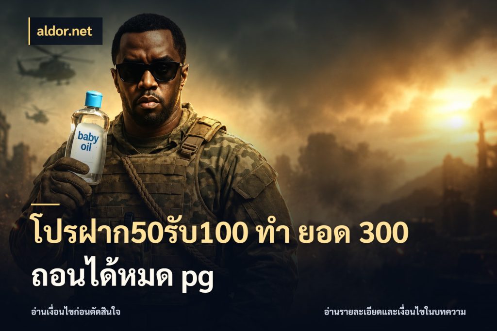 โปรฝาก50รับ100 ทํา ยอด 300 ถอนได้หมด pg จับคู่โบนัสกับสไตล์เกมที่ชอบ ในมุม aldor.net