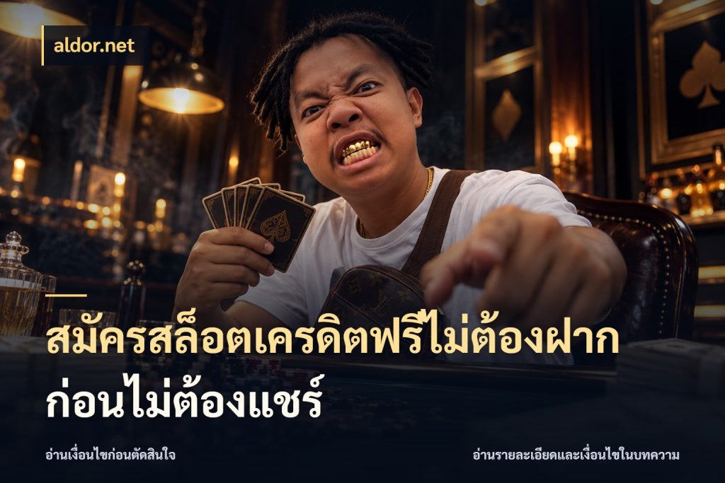 สมัครสล็อตเครดิตฟรีไม่ต้องฝากก่อนไม่ต้องแชร์ เครดิตแต่ละรูปแบบมีมุมไหนให้ดู กับ aldor.net