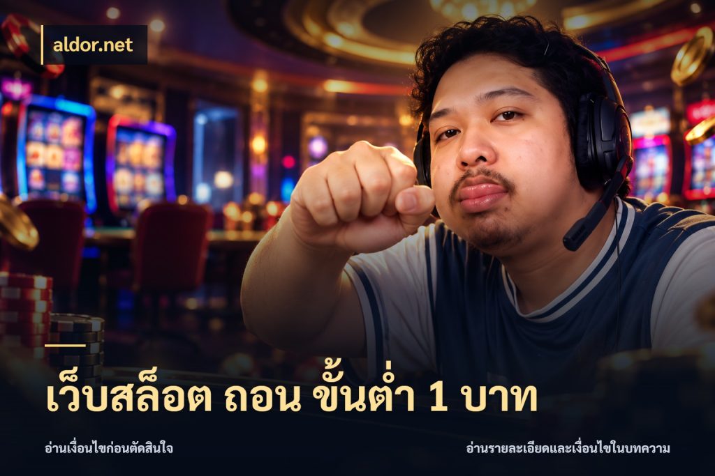 เว็บสล็อต ถอน ขั้นต่ำ 1 บาท ทุนเบาก็มีสีสันในจังหวะของคุณ สไตล์ aldor.net