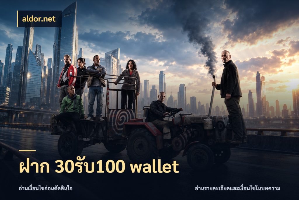 ฝาก 30รับ100 wallet จุดเด่นของเครดิตที่คนชอบเกมอยากรู้ สไตล์ aldor.net
