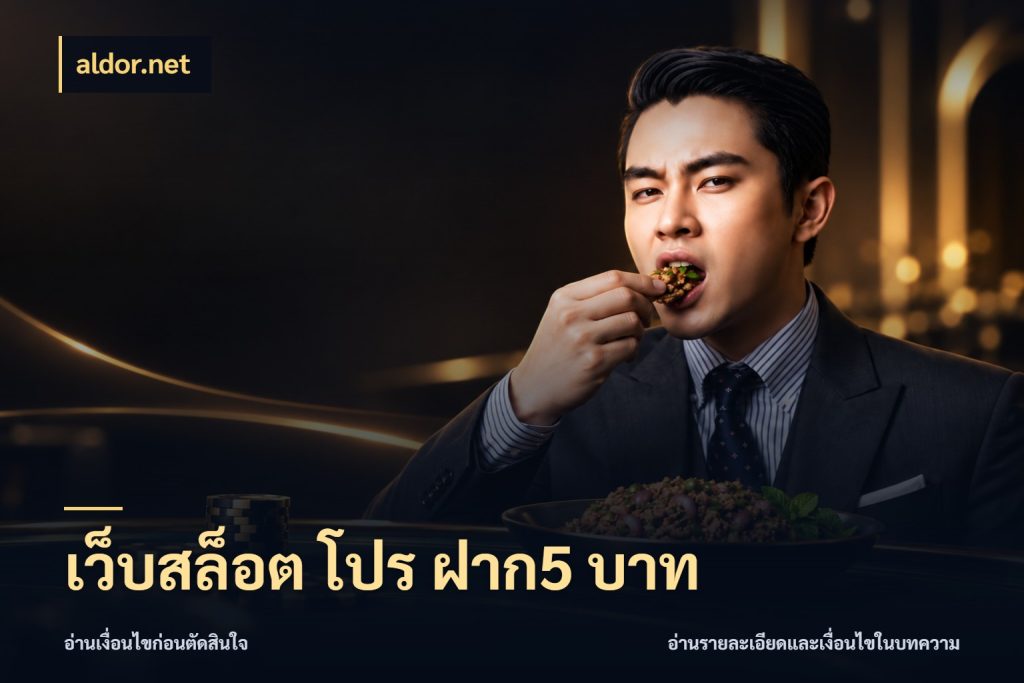 เว็บสล็อต โปร ฝาก5 บาท เงินตั้งต้นกับความสนุกที่คุณกำหนด ในมุม aldor.net