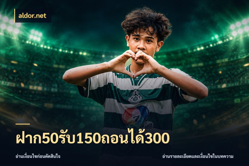 ฝาก50รับ150ถอนได้300 จับประเด็นยอดรับก่อนเลือกความสนุก ในมุม aldor.net
