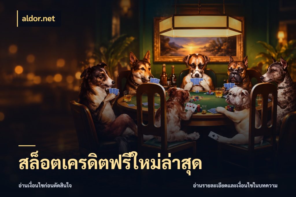 สล็อตเครดิตฟรีใหม่ล่าสุด เลือกสไตล์ความสนุกจากรูปแบบเครดิต สไตล์ aldor.net