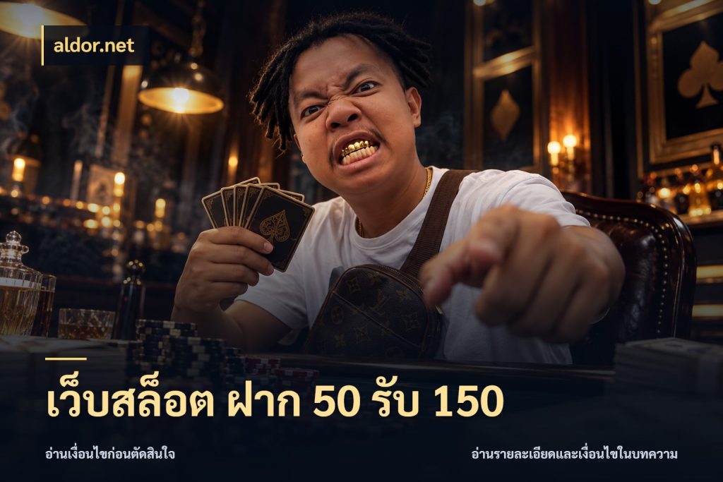 เว็บสล็อต ฝาก 50 รับ 150 จุดเด่นของเครดิตที่คนชอบเกมอยากรู้ ในมุม aldor.net