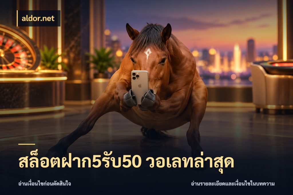 สล็อตฝาก5รับ50 วอเลทล่าสุด เปิดมุมโปรให้เข้ากับเกมแนวโปรด ในมุม aldor.net