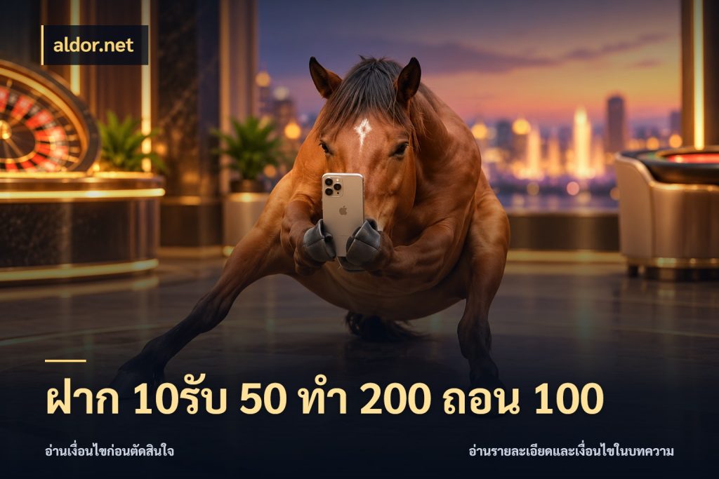 ฝาก 10รับ 50 ทํา 200 ถอน 100 aldor.net สายโบนัสเลือกจังหวะสนุกได้อย่างไร