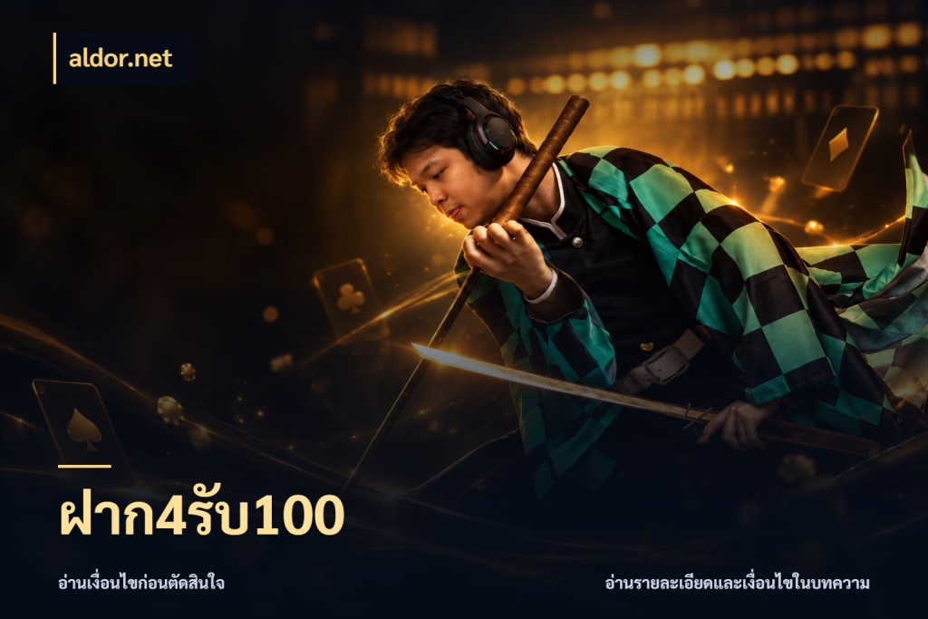 ฝาก4รับ100 สนุกกับตัวเลือกโปรในสไตล์ของคุณ ในมุม aldor.net