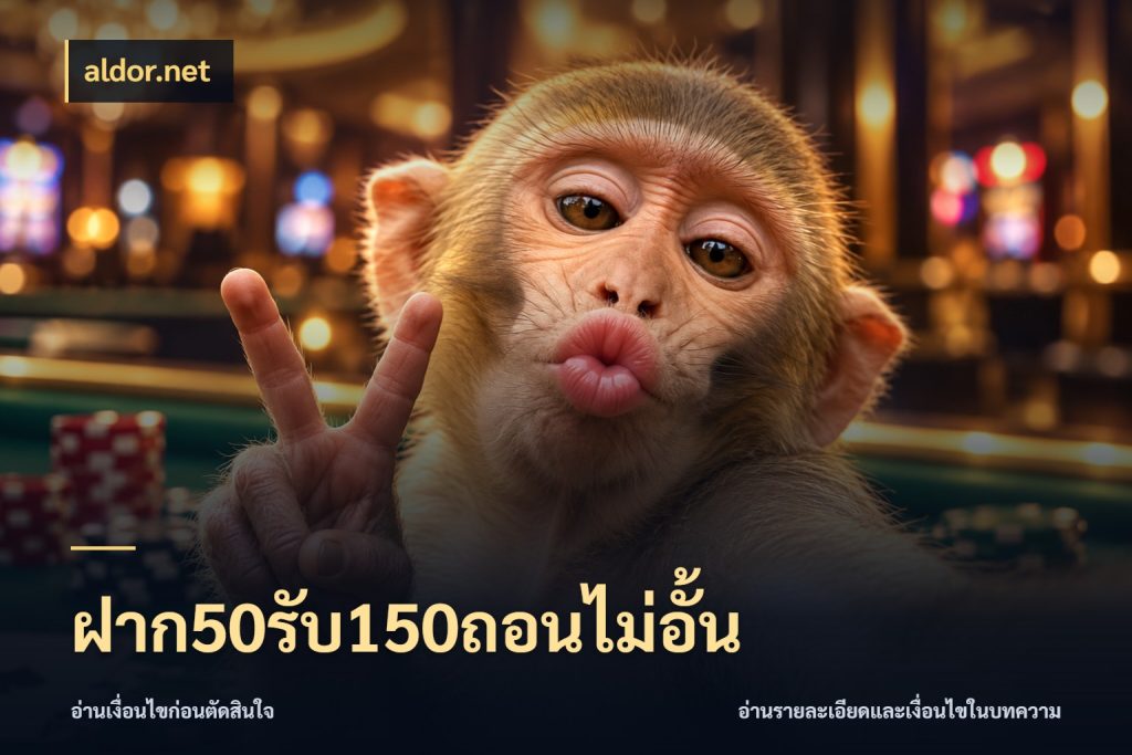 ฝาก50รับ150ถอนไม่อั้น โปรกับเกมที่ชอบเลือกให้ตรงสไตล์ กับ aldor.net