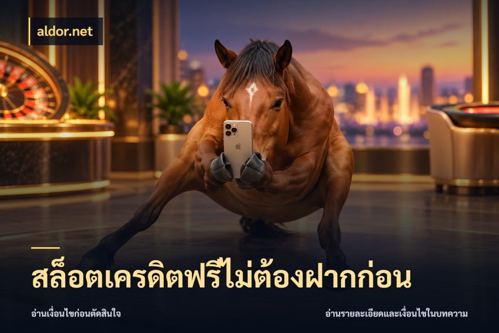 สล็อตเครดิตฟรีไม่ต้องฝากก่อน รู้จักยอดและขอบเขตของเครดิตฟรี กับ aldor.net